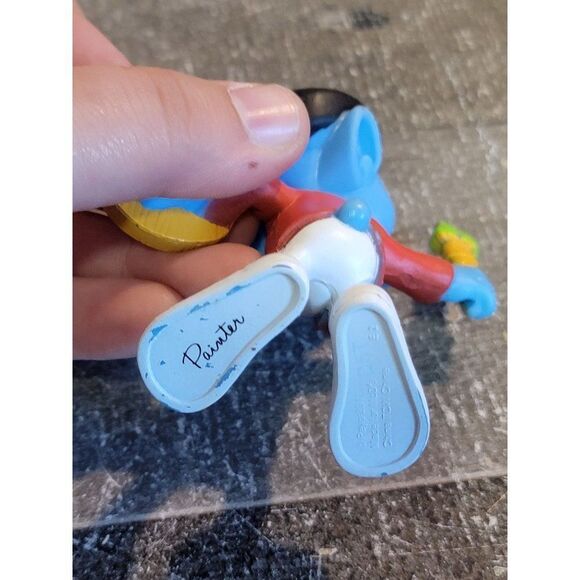 McDonald's 2011 painter Smurfs peyo toy figure - Picture 6 of 6